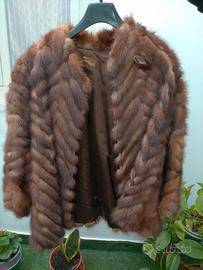 Pelliccia in code di visone