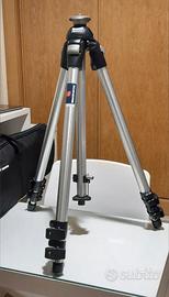 Treppiede Manfrotto 055 PRO + testa sfera Sirui 60