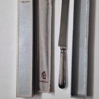 coltello da torta, manico in argento