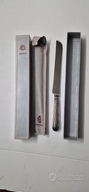 coltello da torta, manico in argento