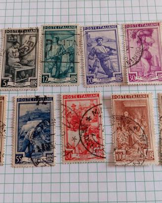 (1440) - Francobolli Italia al Lavoro (1950)