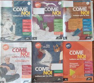 libri antologia 1^ 2^ 3^ media "Come noi"