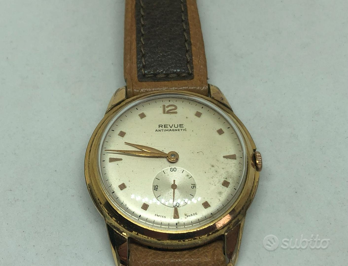 Revue orologio oro on sale vintage