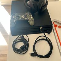 Ps4 pro con cuffie gold Sony