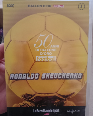 DVD Ronaldo Shevchenko 50 anni Pallone d'oro