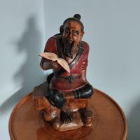 Statua  orientale originale legno