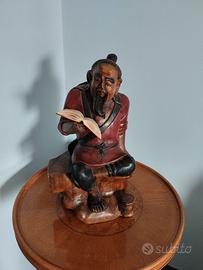 Statua  orientale originale legno