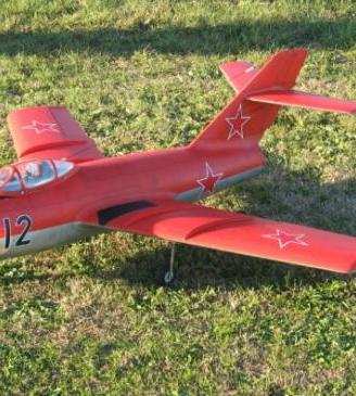 Aeromodello rc MIG 15
