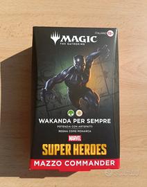 Magic Marvel Commander Deck Wakanda per Sempre ITA