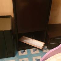 scrivania a scomparsa e comodino MOLTENI