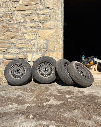 Cerchi Fiat 4 x 98 13” + Gomme 155/80 R13