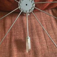lampadario Acciaio  soffitta 