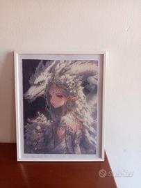 Diamond Painting Finito con Cornice 40x50 cm