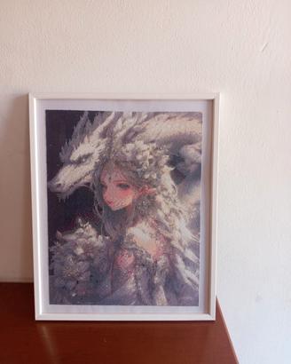 Diamond Painting Finito con Cornice 40x50 cm