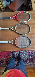 3 racchette tennis 