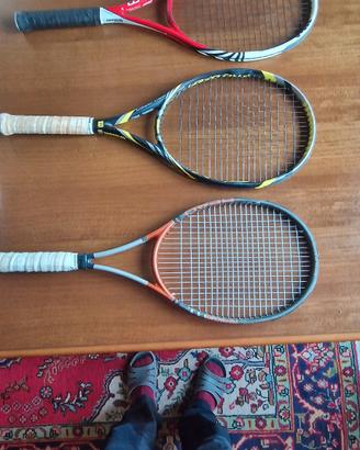 3 racchette tennis 