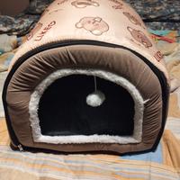 NUOVO cuccia/trasportino per gatti/piccoli cani