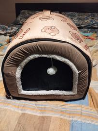 NUOVO cuccia/trasportino per gatti/piccoli cani