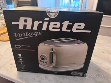 Tostapane ariete vintage Nuovo in scatola originle
