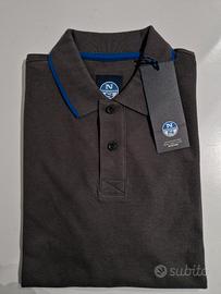 Polo Uomo North Sails Grigia Manica Corta tg. M 