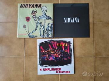 3 LP NIRVANA dischi vinile sigillati rock grunge