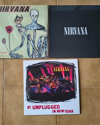 3 LP NIRVANA dischi vinile sigillati rock grunge