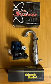 Motore Sirio 3,5cc S21 BXT1S scarico Schepis Ninja