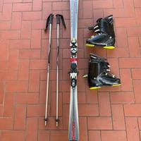 Set sci completo (con bastoncini + scarponi)