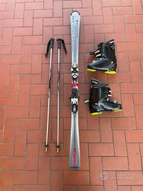 Set sci completo (con bastoncini + scarponi)