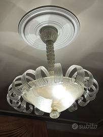 lampadario in vetro di Murano originale