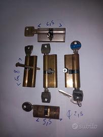 cilindri per serrature con chiavi 