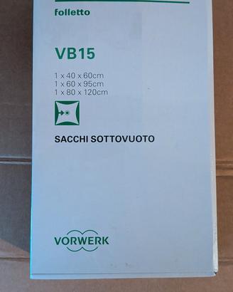 Sacchi sottovuoto originali Vorwerk Folletto VB15