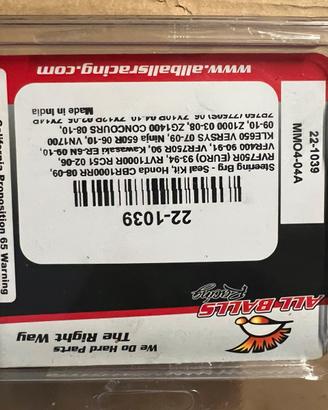 Kit cuscinetti sterzo moto cross enduro strada