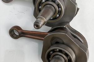 Albero motore vespa 50 pk XL corsa 43 cono 20