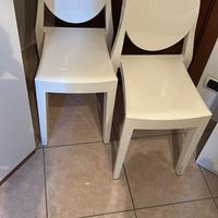 Sedie kartell bianche