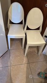 Sedie kartell bianche