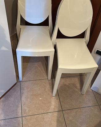 Sedie kartell bianche