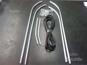 Kit strisce pedana gomma + alluminio vespa ET3 125