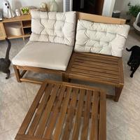 CONTENITORE DIVANO MODULARE IKEA ESTERNO GIARDINO