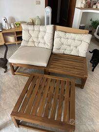 CONTENITORE DIVANO MODULARE IKEA ESTERNO GIARDINO