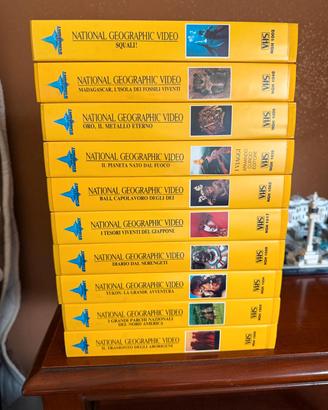 10 vhs National Geographic su Curiosità del mondo