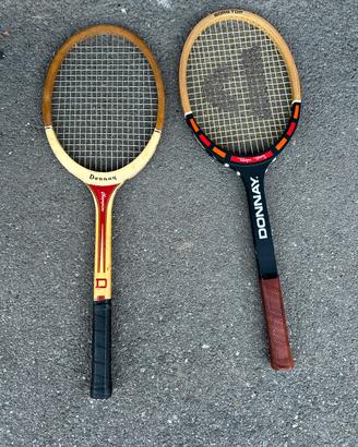 Racchette vintage legno Donnay Borg
