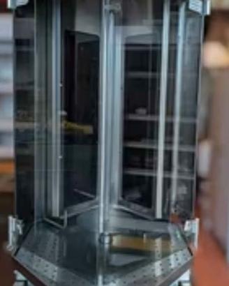 Forno elettrico verticale girevole