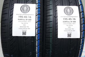 2 GOMME 195 45 16 SUNFULL A75971