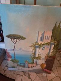 quadro con  paesaggio