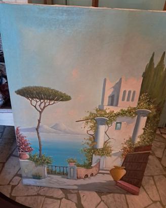 quadro con  paesaggio