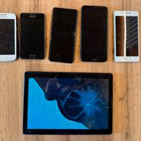 Lotto Smartphone per ricambi e pezzi