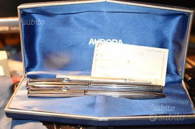 Aurora 98 penna stilografica sfera nikelargentat