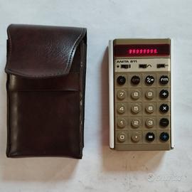 Calcolatrice vintage anni 70,Anita 811,Lagomarsino