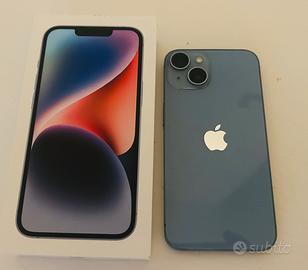 iPhone 14 Celeste 128gb Perfetto Completo di tutto